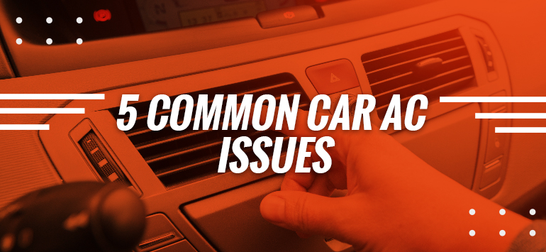 common car ac issues